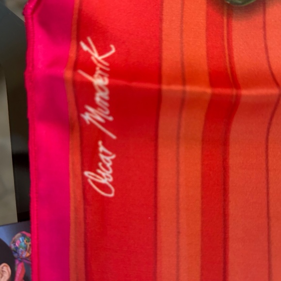 Oscar Munderik Mexican Dolls Scarf. NWT - Picture 2 of 9